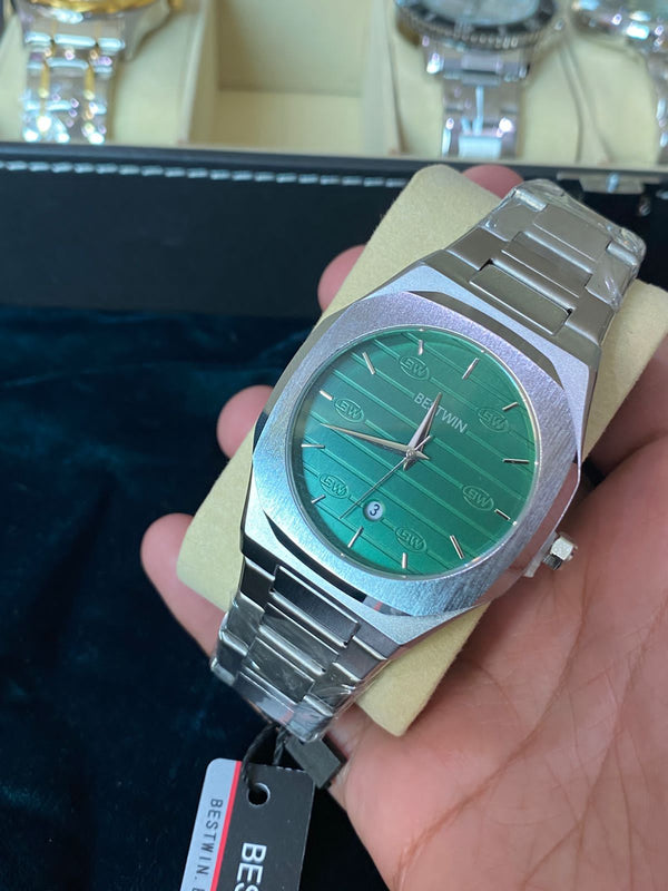 Bestwin Silver With Green Dial 01 lexxiv.com